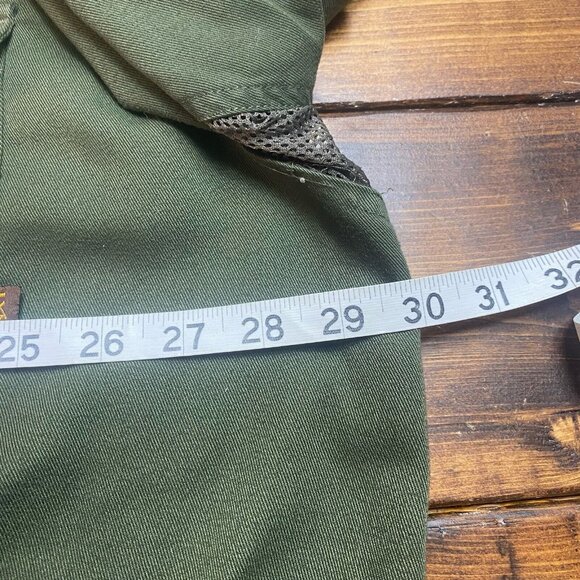 Lynch embroidered Iguana heavy vented fishing shooting button down shirt 3XL - Picture 8 of 10